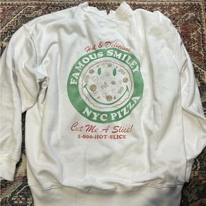 Crew neck oversize sweatshirt